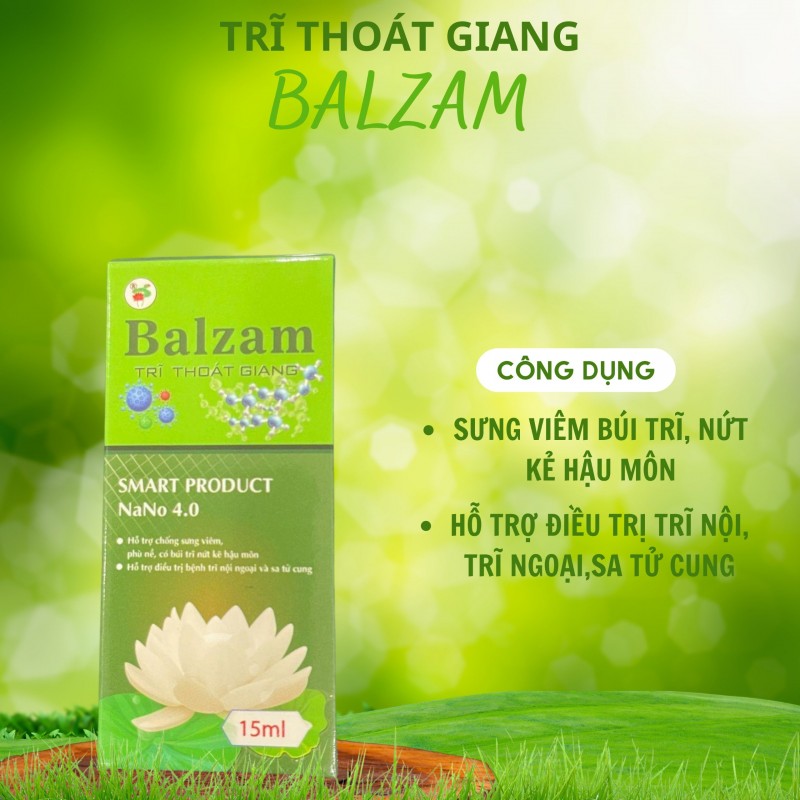 Balzam - Trĩ Thoát Giang 15ml