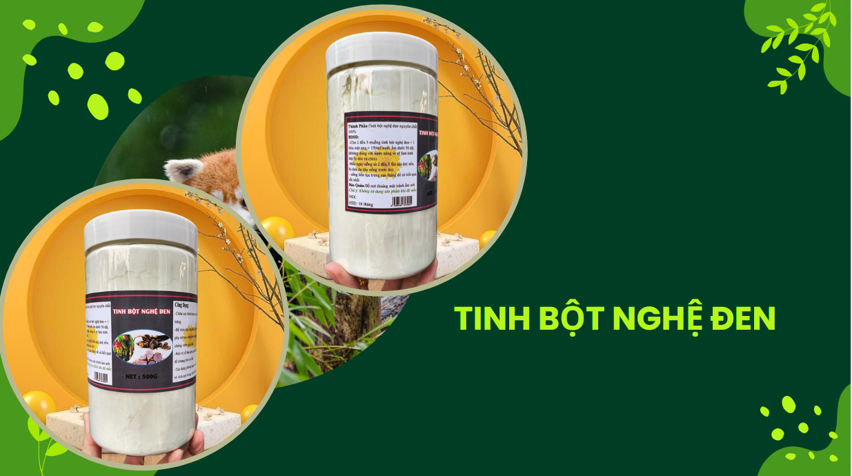 Tinh bột nghệ đen